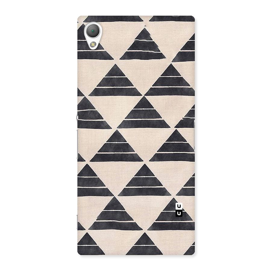 Black Slant Triangles Back Case for Sony Xperia Z3