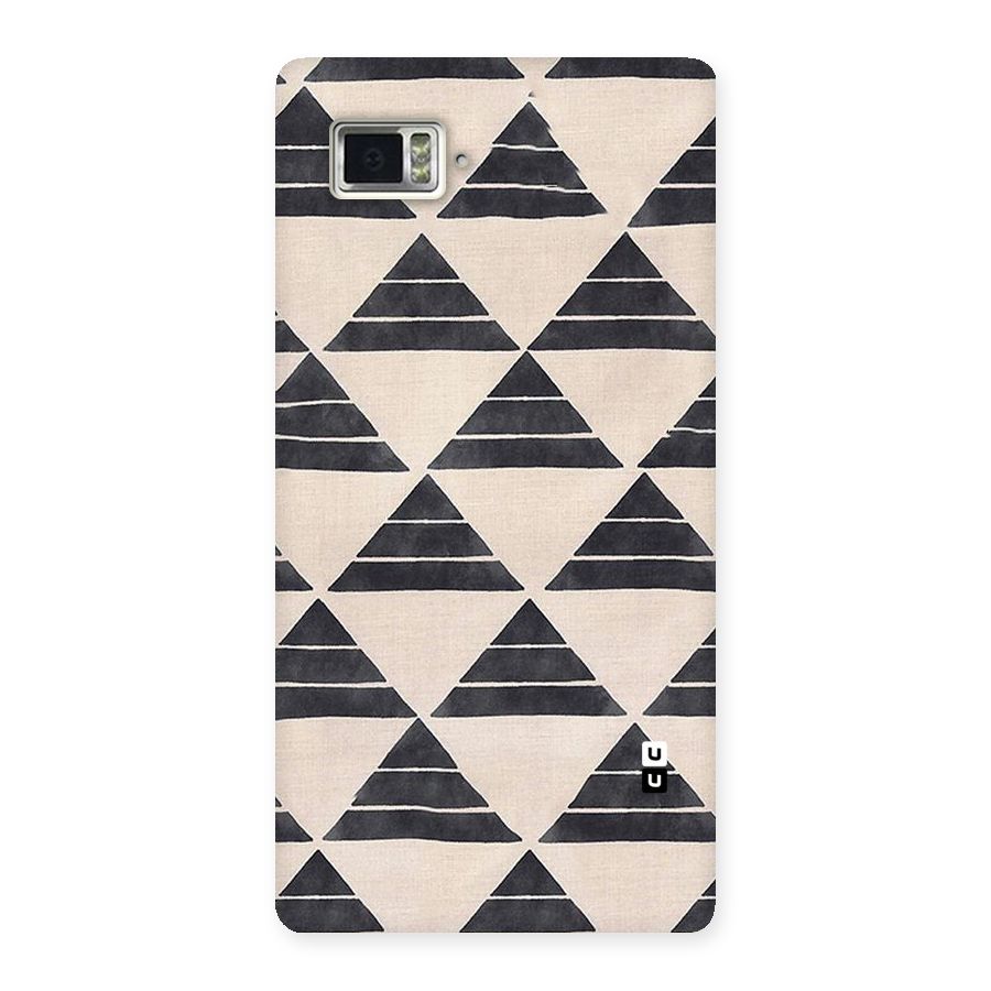 Black Slant Triangles Back Case for Vibe Z2 Pro K920