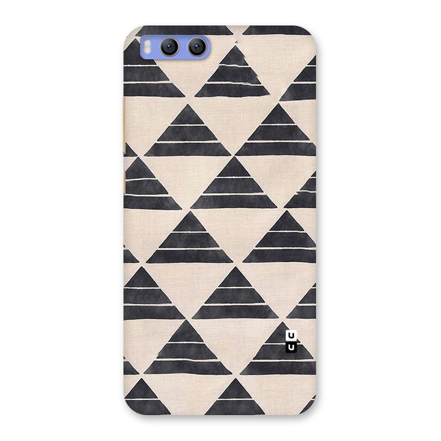 Black Slant Triangles Back Case for Xiaomi Mi 6