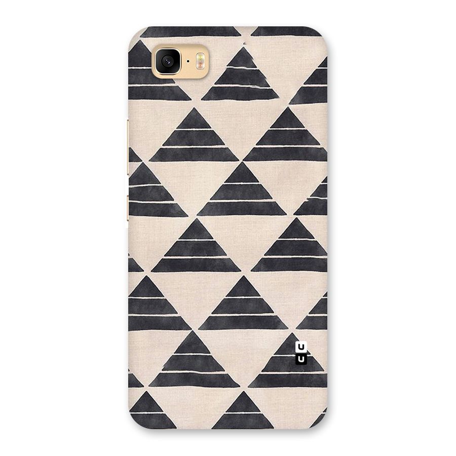Black Slant Triangles Back Case for Zenfone 3s Max