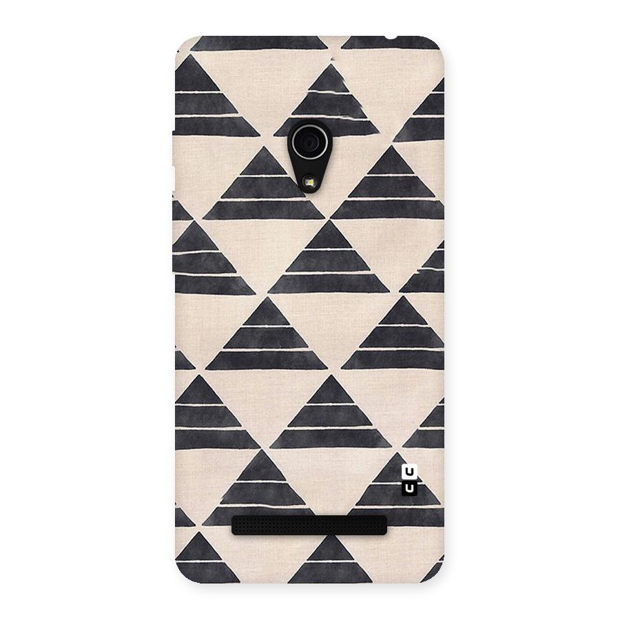 Black Slant Triangles Back Case for Zenfone 5