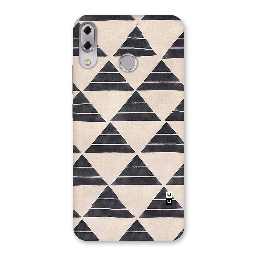 Black Slant Triangles Back Case for Zenfone 5Z