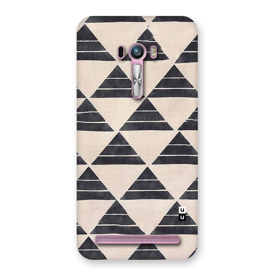 Black Slant Triangles Back Case for Zenfone Selfie