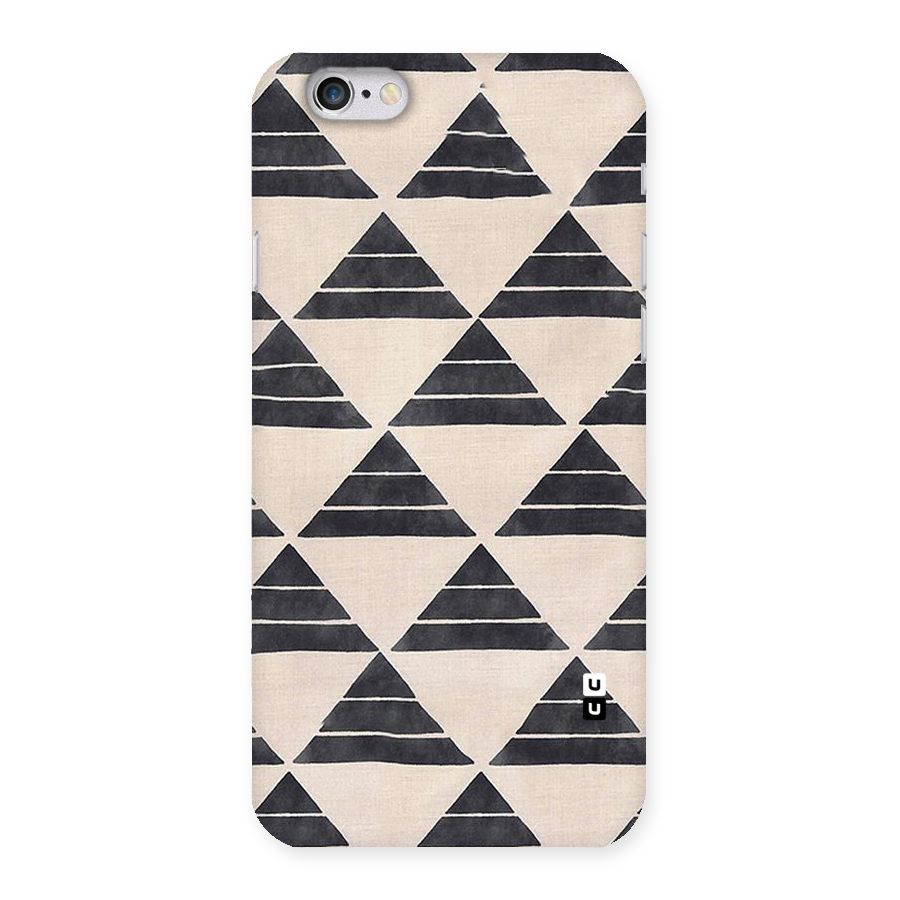 Black Slant Triangles Back Case for iPhone 6 6S