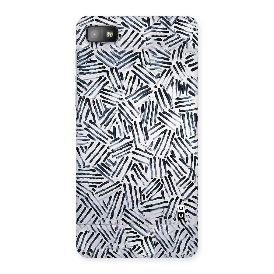 Black Tiny Uneven Back Case for Blackberry Z10