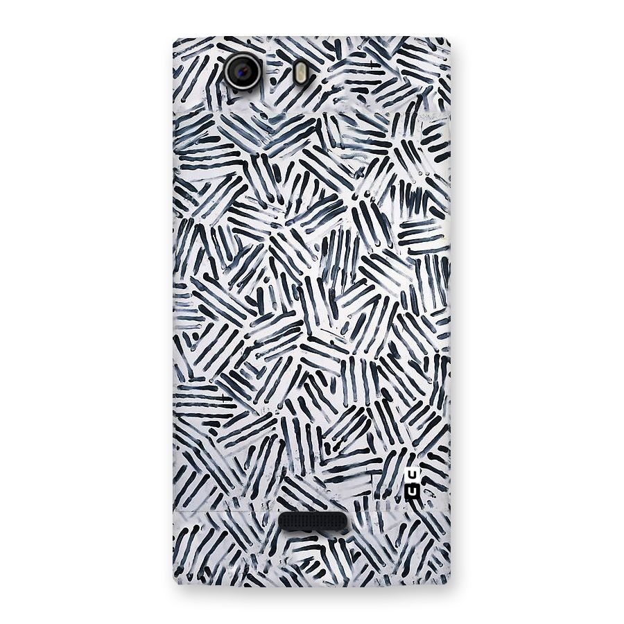 Black Tiny Uneven Back Case for Canvas Nitro 2 E311