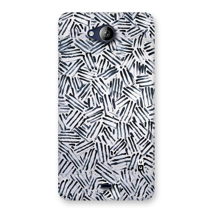 Black Tiny Uneven Back Case for Canvas Play Q355