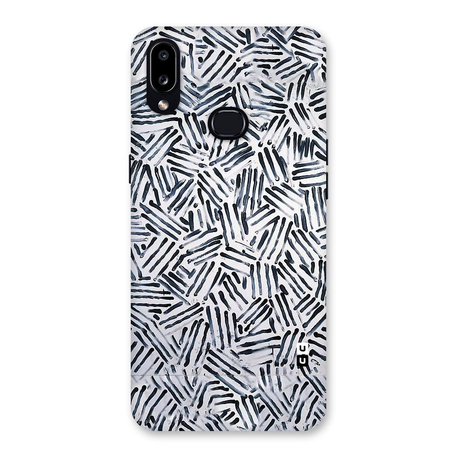 Black Tiny Uneven Back Case for Galaxy A10s