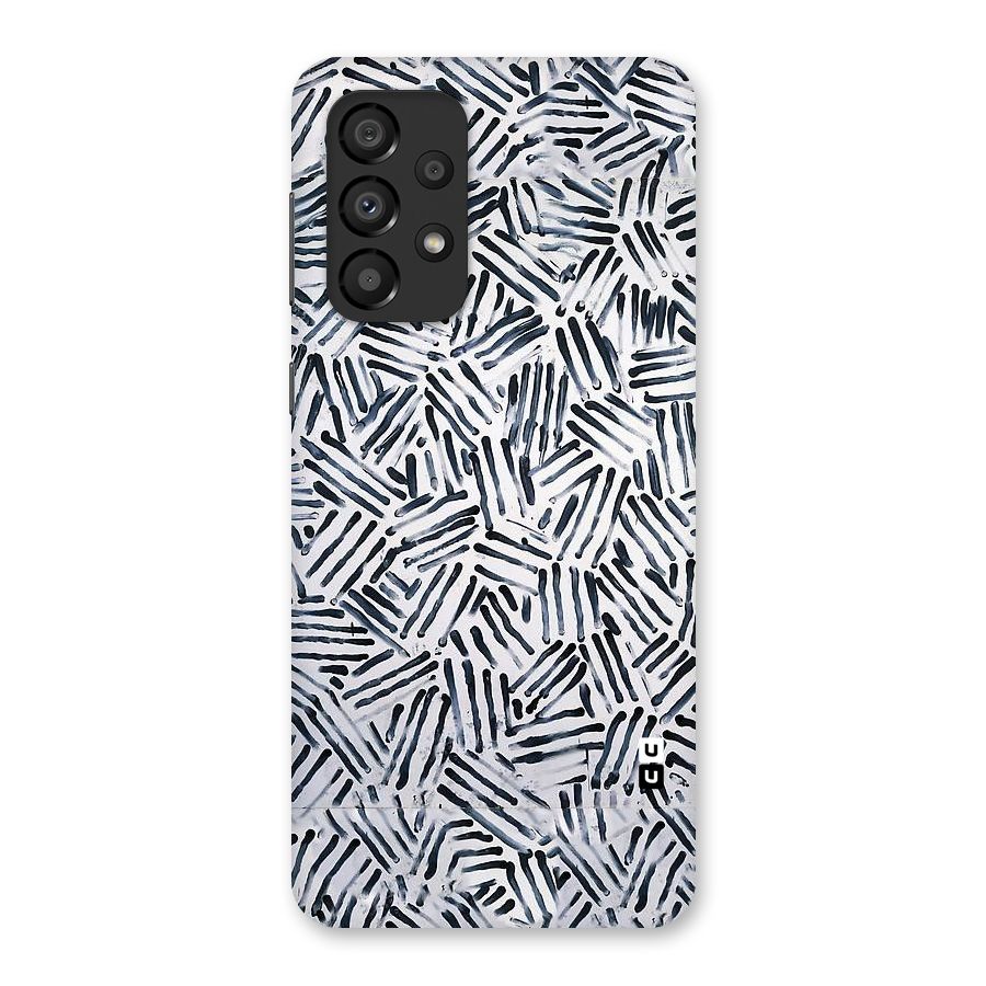 Black Tiny Uneven Back Case for Galaxy A33 5G