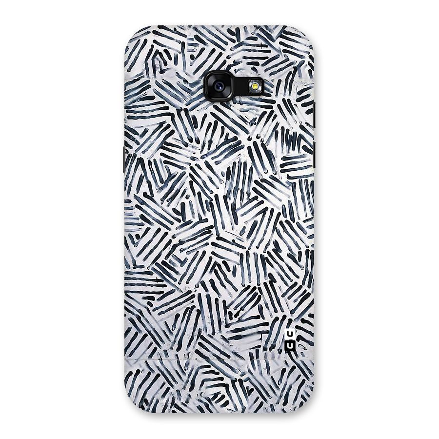 Black Tiny Uneven Back Case for Galaxy A5 2017