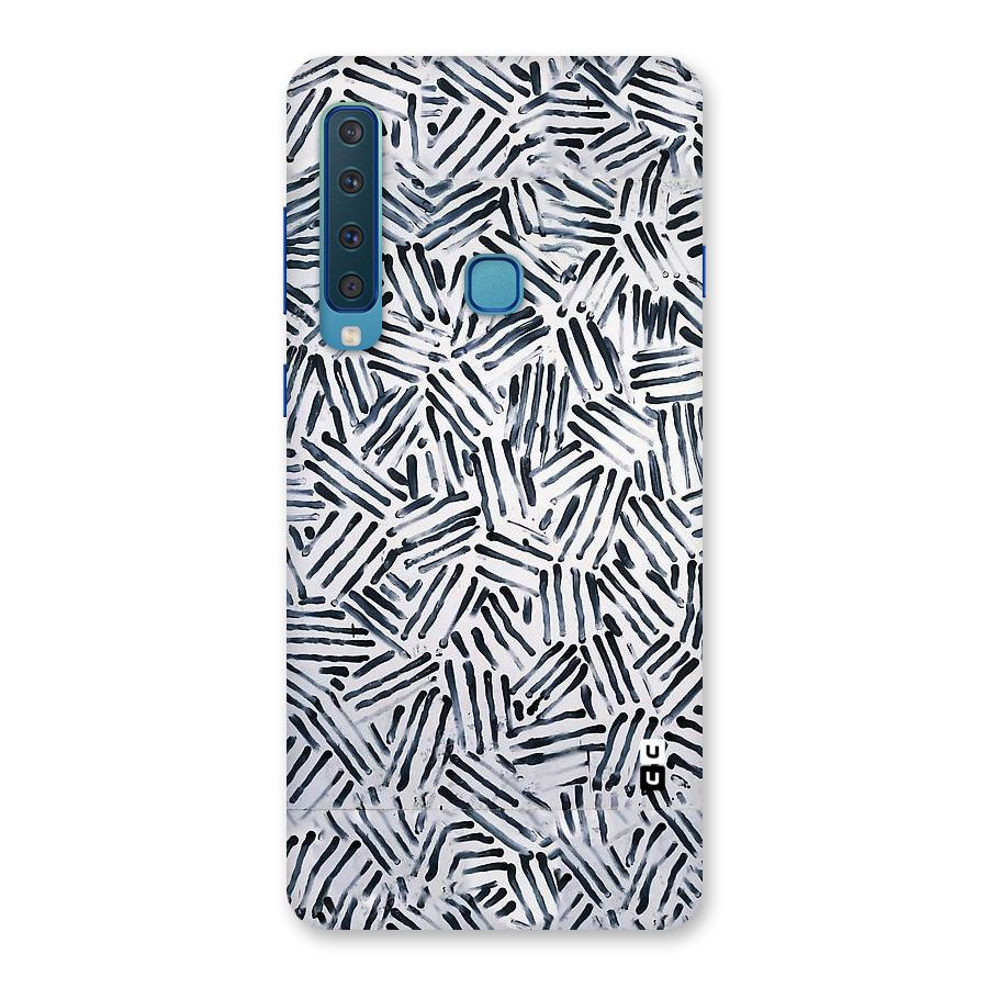 Black Tiny Uneven Back Case for Galaxy A9 (2018)