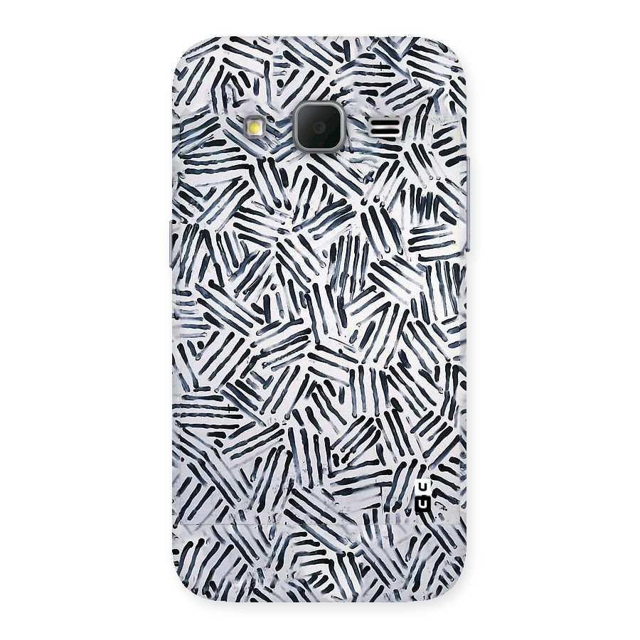 Black Tiny Uneven Back Case for Galaxy Core Prime
