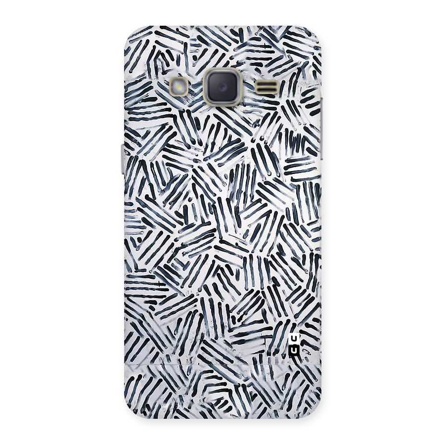 Black Tiny Uneven Back Case for Galaxy J2