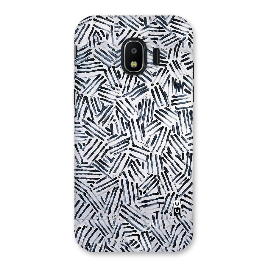 Black Tiny Uneven Back Case for Galaxy J2 Pro 2018