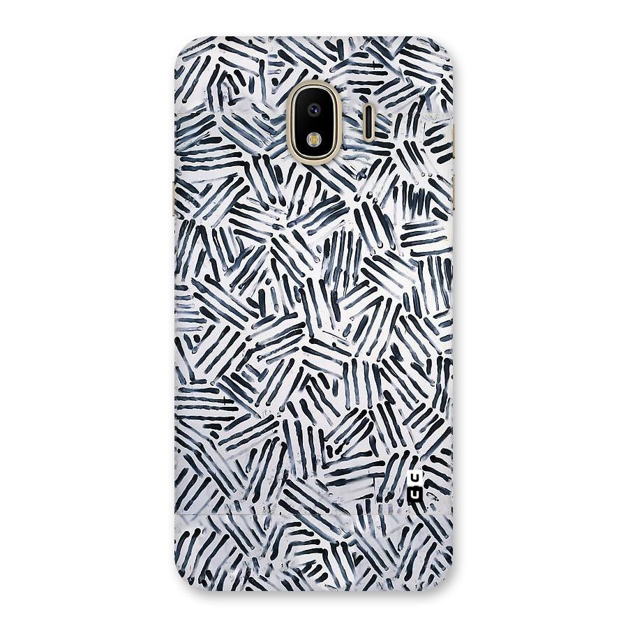 Black Tiny Uneven Back Case for Galaxy J4