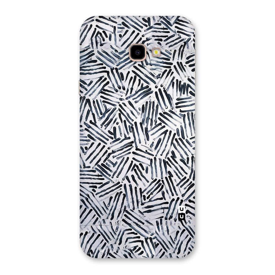 Black Tiny Uneven Back Case for Galaxy J4 Plus