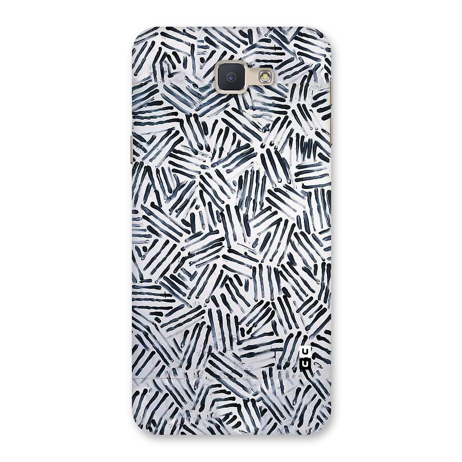 Black Tiny Uneven Back Case for Galaxy J5 Prime