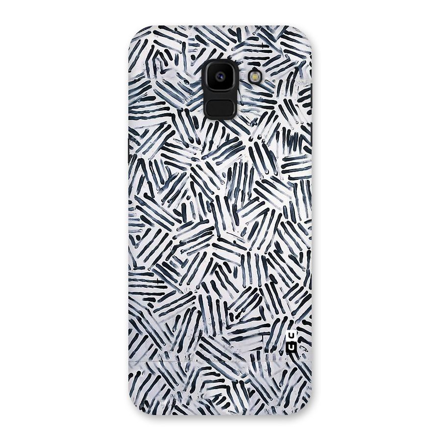 Black Tiny Uneven Back Case for Galaxy J6