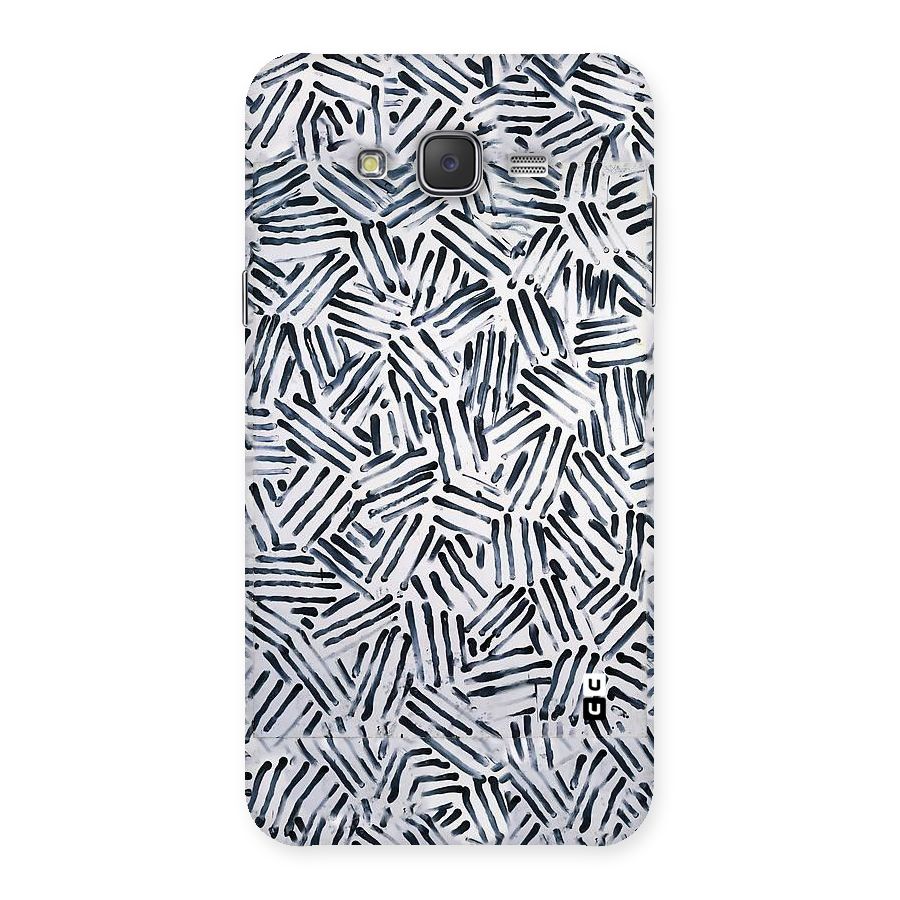 Black Tiny Uneven Back Case for Galaxy J7