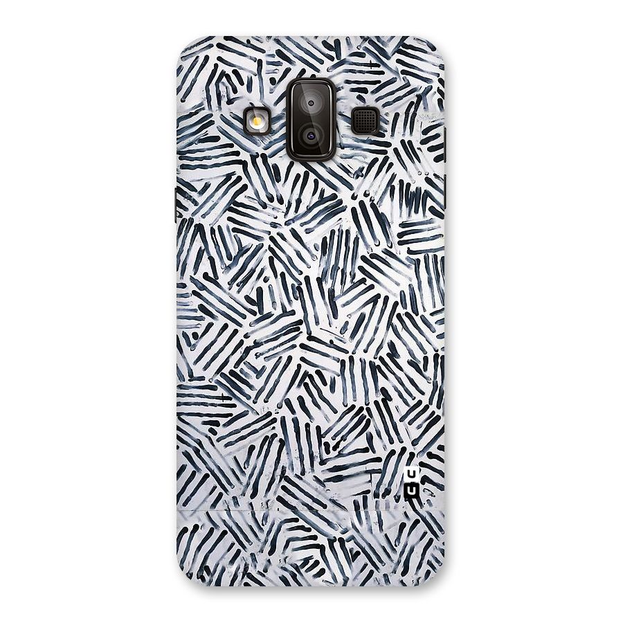 Black Tiny Uneven Back Case for Galaxy J7 Duo