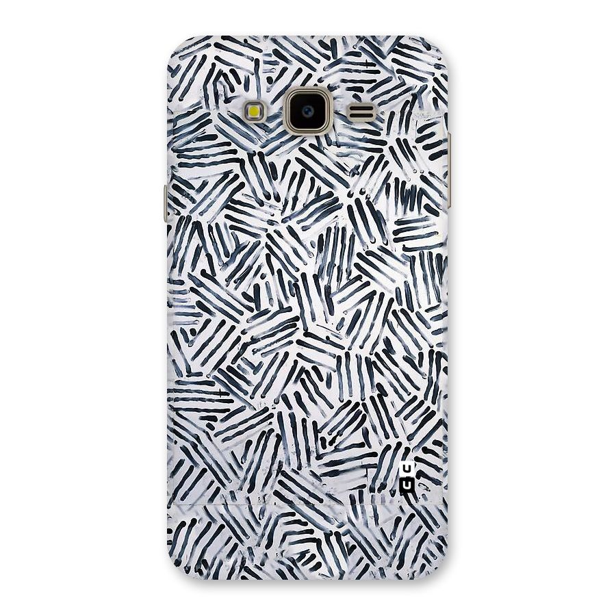 Black Tiny Uneven Back Case for Galaxy J7 Nxt