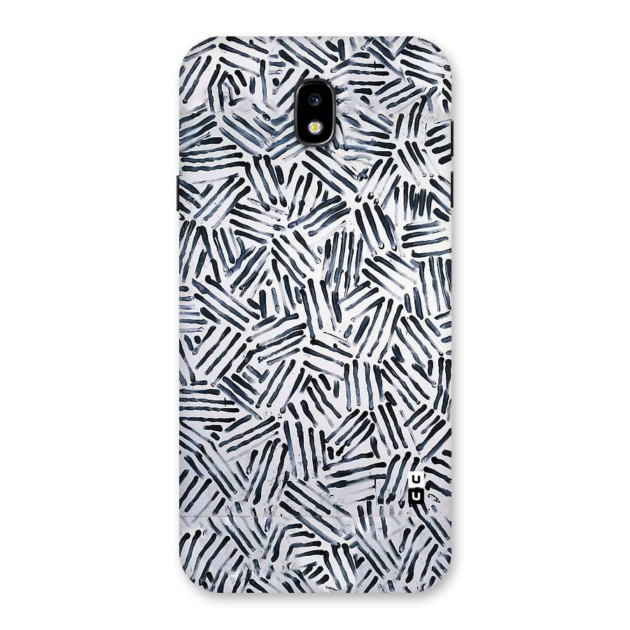 Black Tiny Uneven Back Case for Galaxy J7 Pro