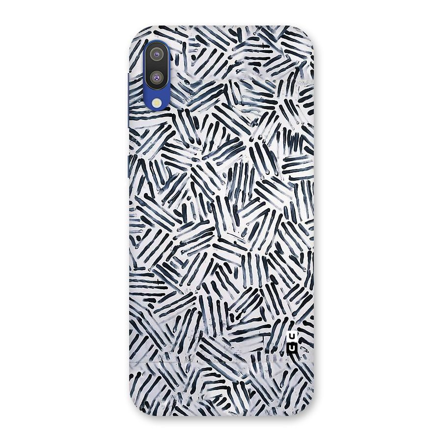 Black Tiny Uneven Back Case for Galaxy M10