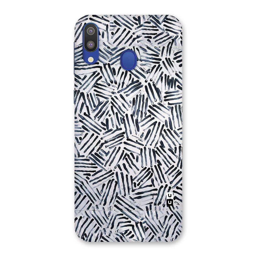 Black Tiny Uneven Back Case for Galaxy M20