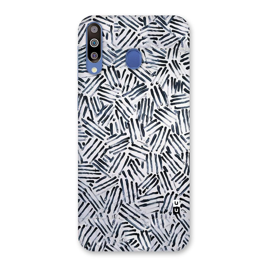 Black Tiny Uneven Back Case for Galaxy M30