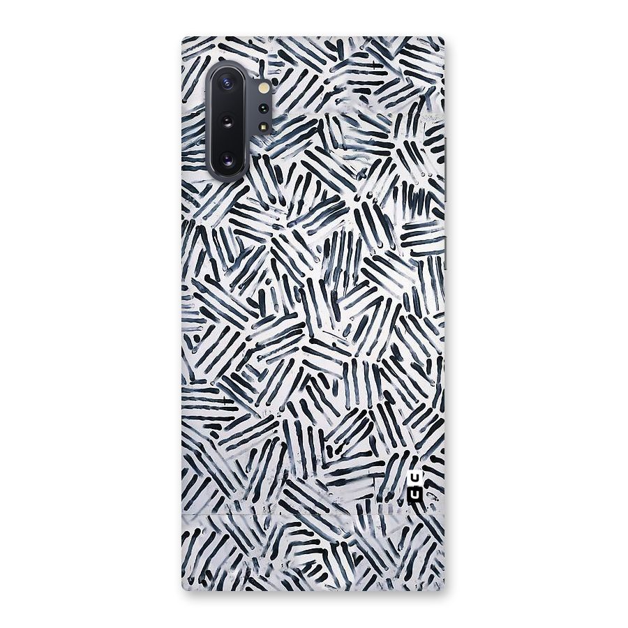 Black Tiny Uneven Back Case for Galaxy Note 10 Plus