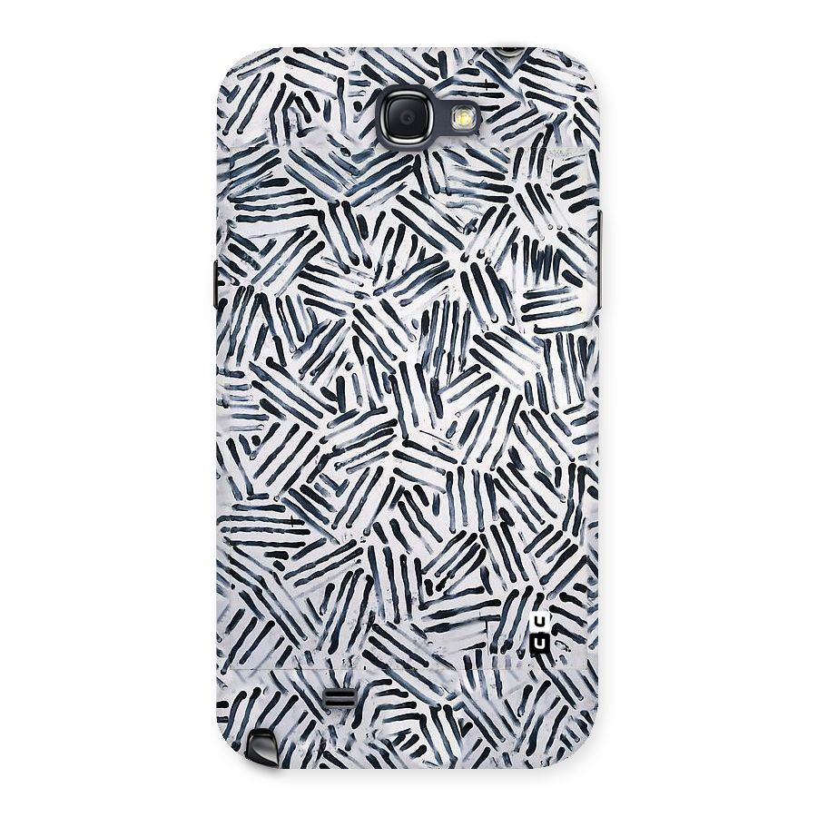 Black Tiny Uneven Back Case for Galaxy Note 2