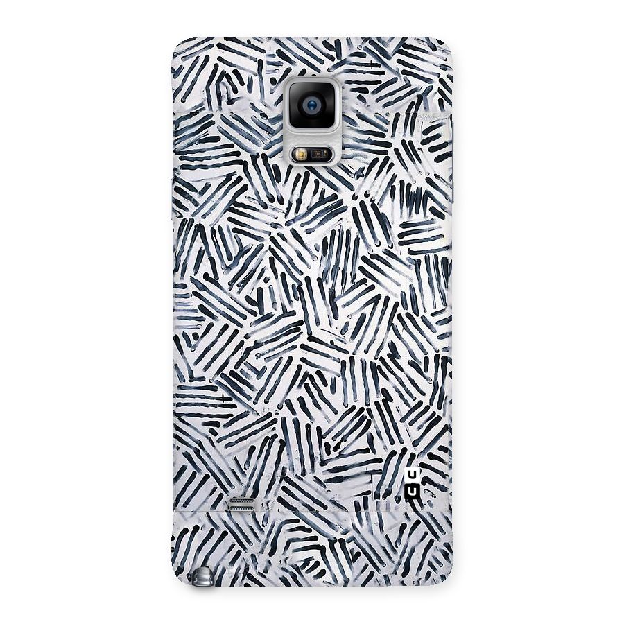 Black Tiny Uneven Back Case for Galaxy Note 4