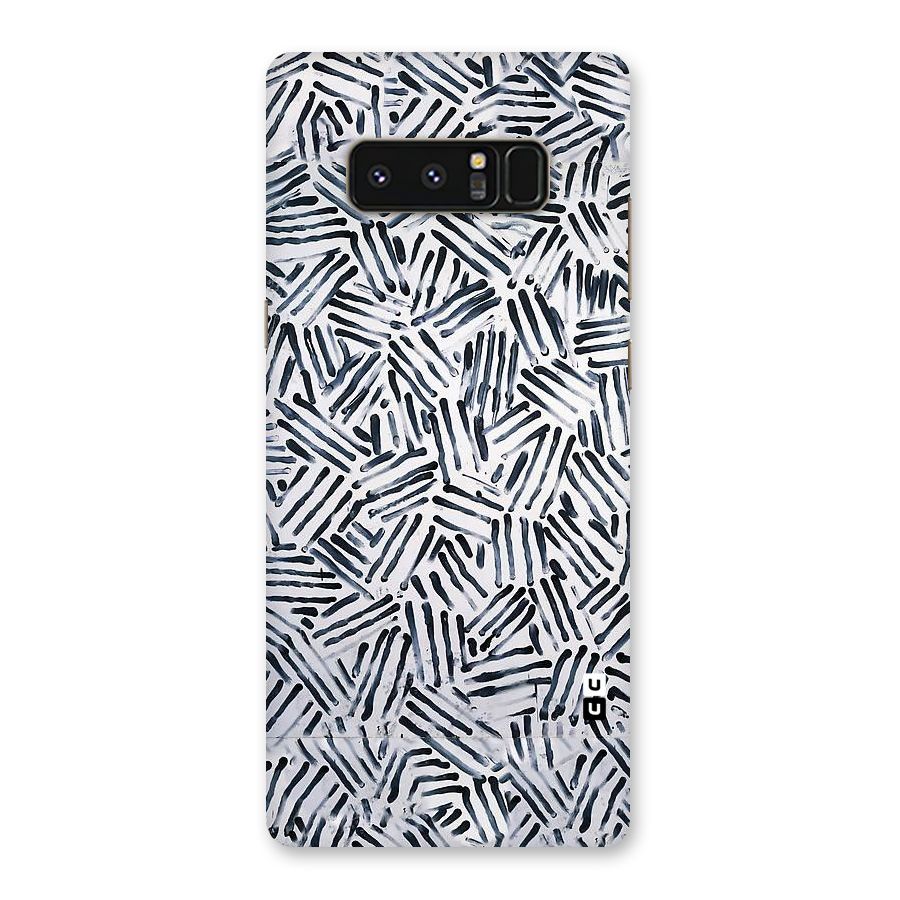 Black Tiny Uneven Back Case for Galaxy Note 8