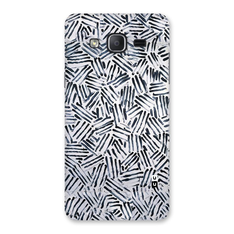Black Tiny Uneven Back Case for Galaxy On7 2015