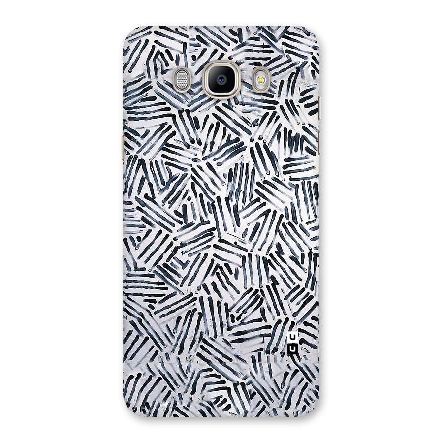 Black Tiny Uneven Back Case for Galaxy On8