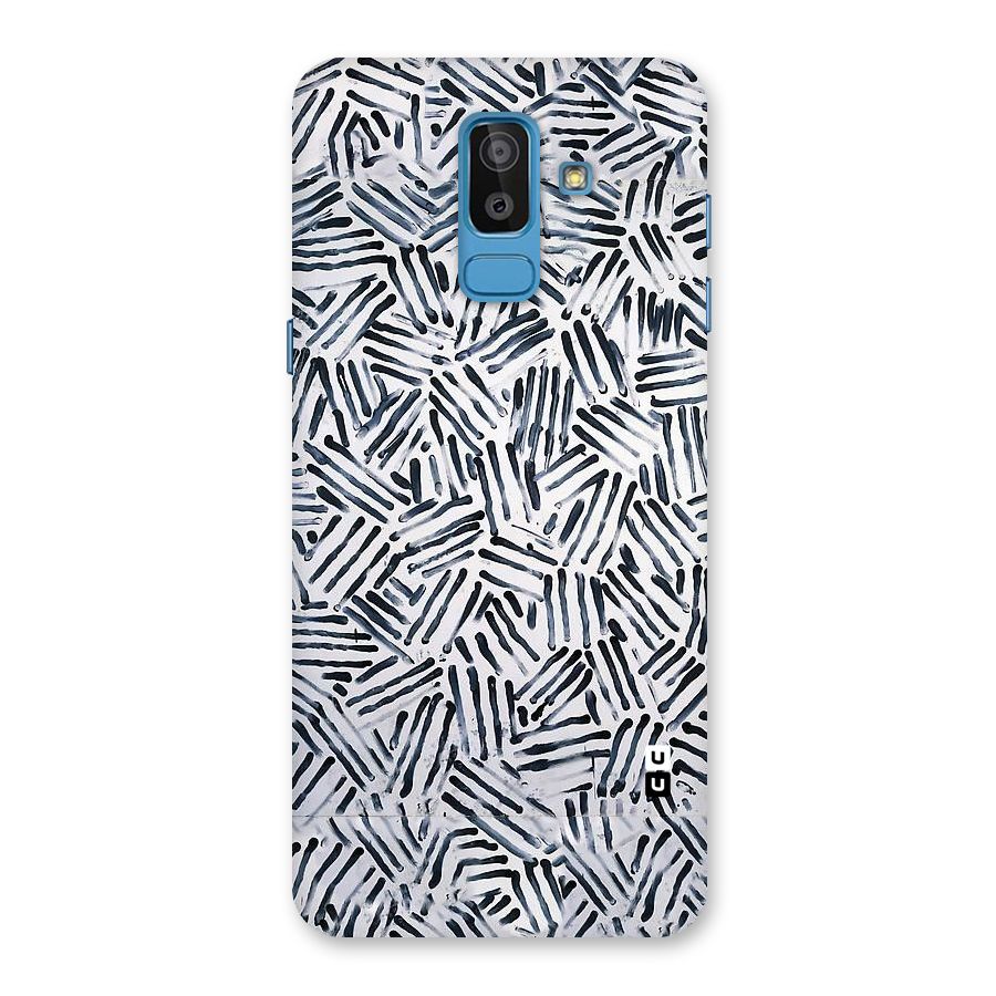 Black Tiny Uneven Back Case for Galaxy On8 (2018)