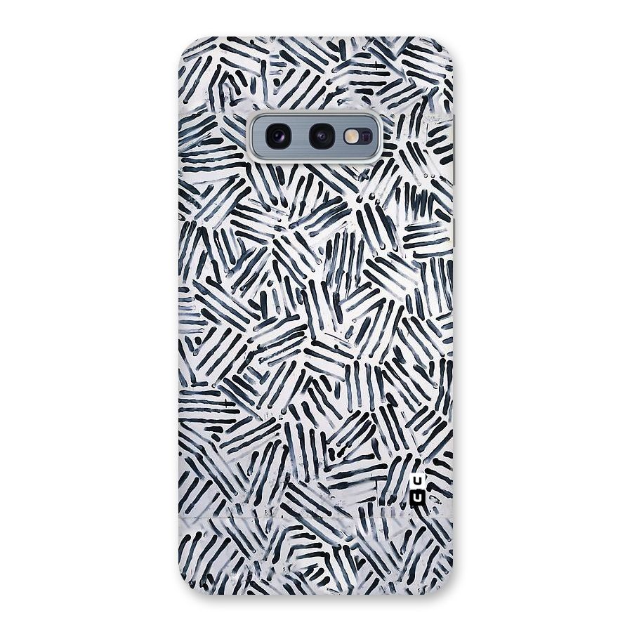 Black Tiny Uneven Back Case for Galaxy S10e