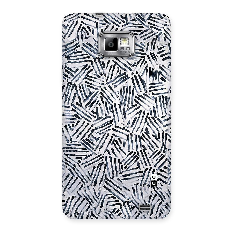 Black Tiny Uneven Back Case for Galaxy S2