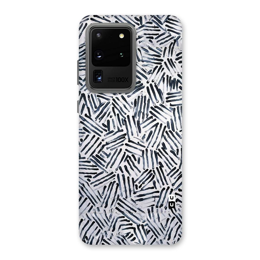 Black Tiny Uneven Back Case for Galaxy S20 Ultra