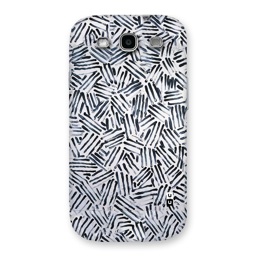 Black Tiny Uneven Back Case for Galaxy S3
