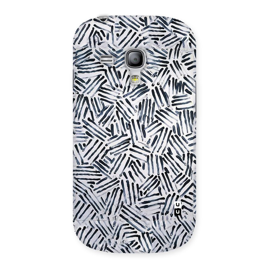 Black Tiny Uneven Back Case for Galaxy S3 Mini