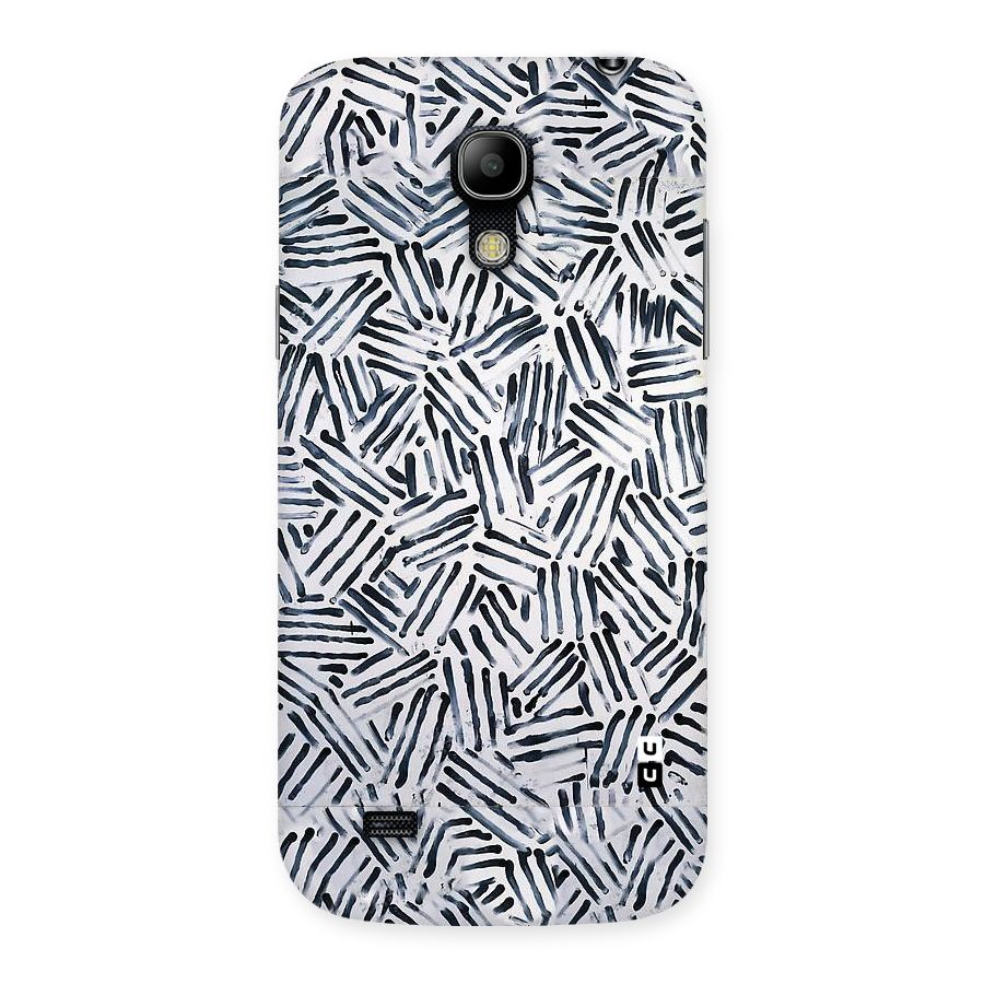 Black Tiny Uneven Back Case for Galaxy S4 Mini