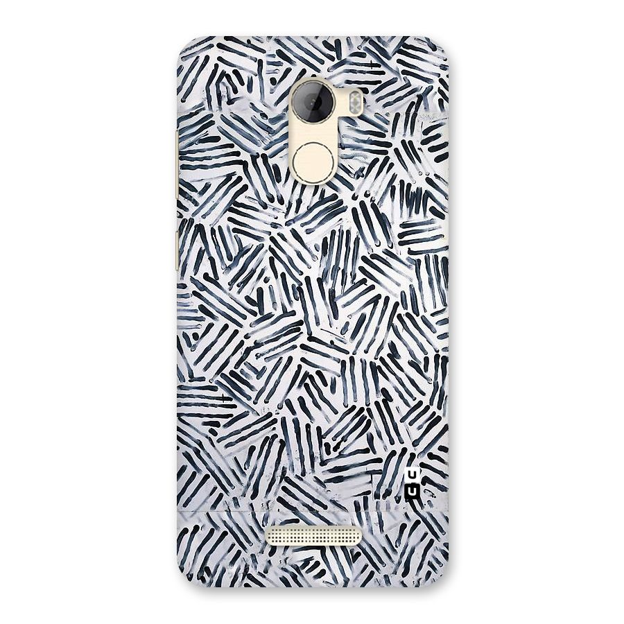 Black Tiny Uneven Back Case for Gionee A1 LIte
