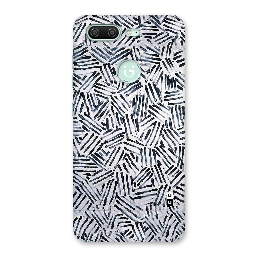 Black Tiny Uneven Back Case for Gionee S10