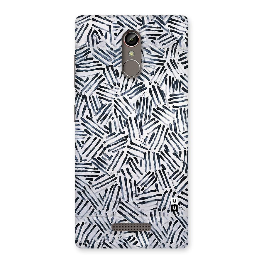 Black Tiny Uneven Back Case for Gionee S6s