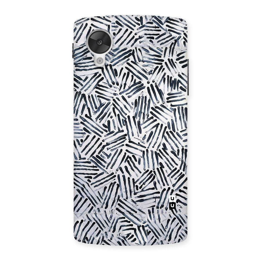 Black Tiny Uneven Back Case for Google Nexsus 5