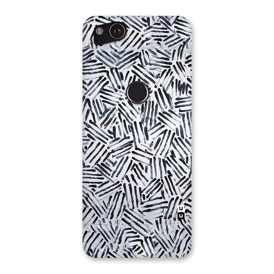 Black Tiny Uneven Back Case for Google Pixel 2