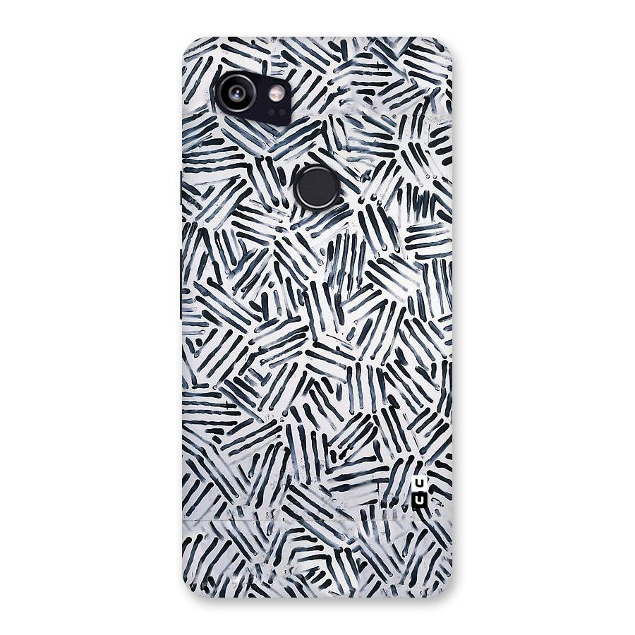 Black Tiny Uneven Back Case for Google Pixel 2 XL