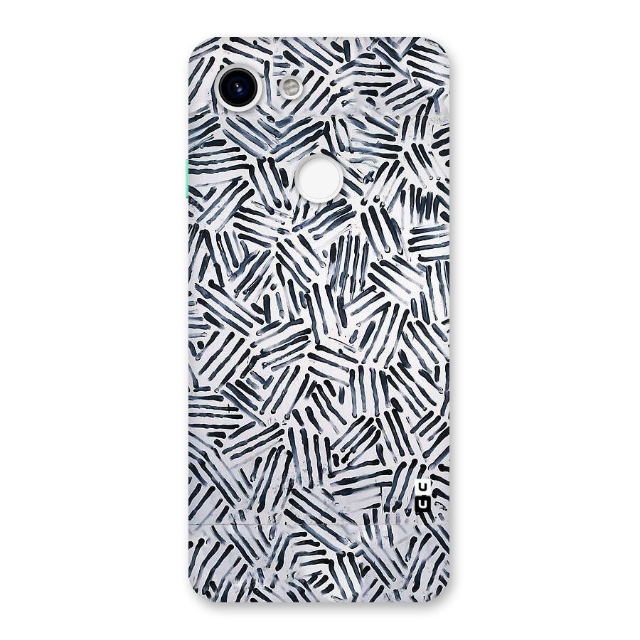 Black Tiny Uneven Back Case for Google Pixel 3