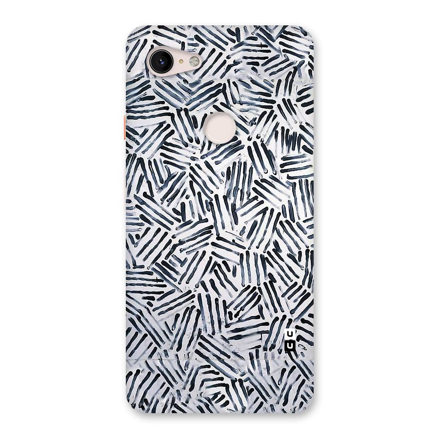 Black Tiny Uneven Back Case for Google Pixel 3 XL